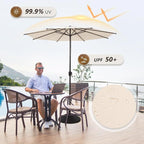 Abba Patio 9FT Lyon Outdoor Patio Umbrella Outdoor Table Umbrella - Image 5