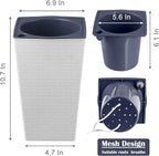2 Pack Self Watering Planters 10.7" x 6.9" Planter - Image 3