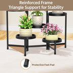 LASZOLA 6 Tiered Folding Plant Stand Indoor - Image 5