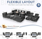 NICESOUL 18 Piece Outdoor Patio Furniture Set - Image 3