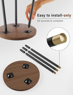Plant Stand Indoor 2 Pack: Adjustable Wood 16 Inch Plant Stand - Image 3