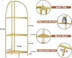Crofy Foldable 3 Tier Corner Shelf, Metal Corner Plant Stand - Image 3