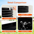 Raised Garden Bed Outdoor 2 Sets Oval Large Coating Metal Planter Box - Image 6