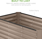 Best Choice Products 4x2x2ft Outdoor Metal Raised Garden Bed, Deep Root Box - Image 7