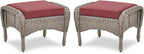 Belord Outdoor Ottomans for Patio Foot Rest by Belord
