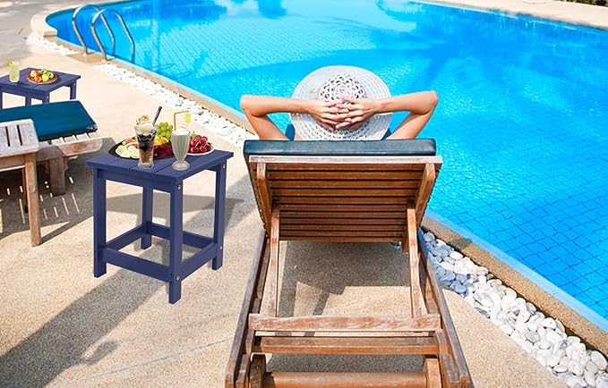 LZRS Adirondack Square Outdoor Side Table - Image 8