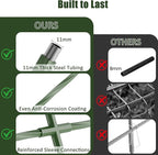 Miory Cucumber Trellis for Raised Beds, 2 Pack 32x48" A-Frame Garden Trellis - Image 6
