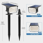 Solar Spot Lights Outdoor Waterproof IP65, 6 Pack Landscape Spotlights - Image 6