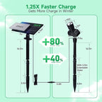 All Night Solar Spot Lights 2500mAh, Adjustable Angle Landscape Lights - Image 8