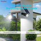 2 Pack Solar Motion Lights Outdoor, Solar Spotlights - Image 6