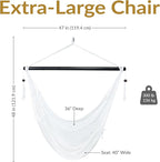 Sunnydaze Outdoor Hammock Chair Swing - Image 6