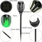 4 Pack Outdoor Solar Flame Light, Solar Lights Outdoor - Image 5