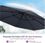 PURPLE LEAF 10 Feet Patio Umbrella - Image 7