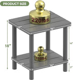 Outdoor Side Table, 2-Tier Small Outdoor Table - Image 2