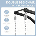 SWITTE Double Egg Swing Chair - Image 7