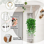Hoteam 12 Pcs Macrame Plant Hangers Macrame Hanging Planters - Image 3