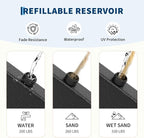 Garvee 4Pcs Patio Umbrella Base 330LB Capacity Heavy Weight Stand Umbrella Stand - Image 2