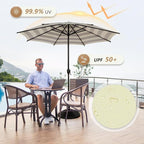Abba Patio 9FT Lyon Outdoor Patio Umbrella Outdoor Table Umbrella - Image 5