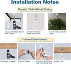 ONIKK Ceiling Hooks for Hanging Plants, Heavy Duty Metal Plant Hooks, Screw in - Image 4