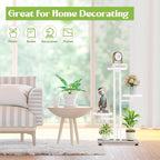 iDavosic.ly 3 Tier Plant Stand Indoor Outdoor, Tiered Corner Multiple Flower - Image 5