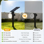 23 LED Solar Spot Lights Outdoor Waterproof, 2 Pack Solar Lights UP to 20Hrs - Image 3