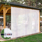 SpaceDresser Waterproof Outdoor Sheer Curtains - Image 8