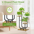 iDavosic.ly 4 Tier Plant Stand Indoor, Corner Tiered Multiple Flower Holder - Image 5
