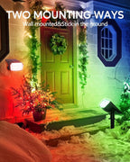 HIBOITEC Solar Spot Lights Outdoor Color Changing 59LED Landscape Lighting - Image 5