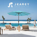 JEAREY 9FT Patio Umbrellas Outdoor Table Umbrella - Image 7