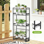 Plant Stand, 4 Tier Stackable Tiered Plant Stand, Scalable Heavy Duty Tall - Image 4