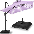 Best Choice Products 10x10ft Cantilever Patio Umbrella w/Base Included by BestChoiceProducts