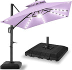 Best Choice Products 10x10ft Cantilever Patio Umbrella w/Base Included by BestChoiceProducts