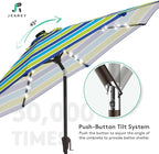 JEAREY 9FT Outdoor Patio Umbrella - Image 4