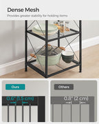 SONGMICS 5-Tier Metal Storage Rack, Shelving Unit - Image 5
