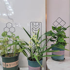Metal Trellis for Climbing Plants Indoor, 16.36 inch Small Trellis for Potted - Image 8