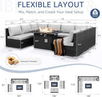 NICESOUL 29.3'' High Back Outdoor Patio Furniture Set - Image 4