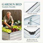 DUMOS Raised Garden Bed Outdoor, Large Metal Garden Bed - Image 4
