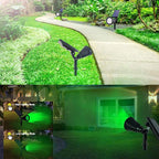 Solar Lights Outdoor Waterproof, 4 LED Landscape Lights, 2 in 1 LED Solar - Image 5