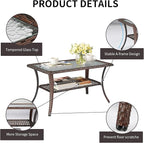 VINGLI Outdoor Coffee Table - Image 5