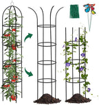 100% Metal Garden Obelisk Trellis by WellSign