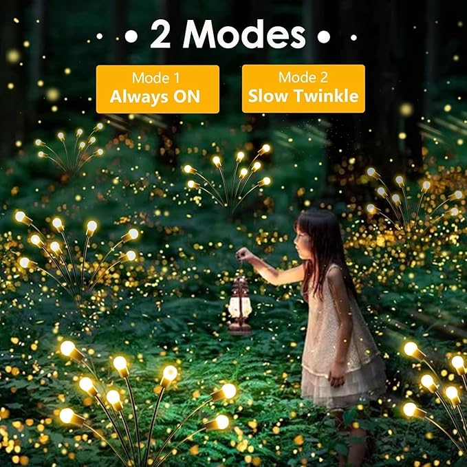 12-Pack Garden Solar Lights, 96 LED Solar Lights Outdoor - Image 5