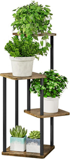 AZERPIAN Plant Stand 4 Tier Indoor Metal Flower Shelf by AZERPIAN