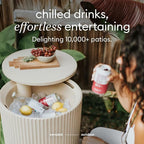 Veradek Outdoor Cooler Side Table - 2 in 1 - Designed - Image 7