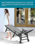Ciokea Lounge Chair Outdoor, Oversized Chaise Lounge Chair - Image 6