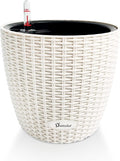 Dexceder 11x10 Inches Rattan Self Watering Planter Indoor Outdoor, Inner Pot by Dexceder