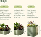 Vego garden Raised Garden Bed Kit, Pearl White - Image 7