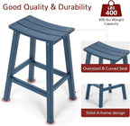 Stoog All-Weather Bar Stools Set of 2, Low Maintenance, - Image 5