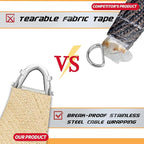 Upgraded with High-Strength Steel Cable Edges 20' x 26' Sun Shade Sail - Image 3