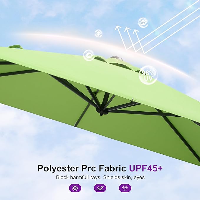 PURPLE LEAF 8' X 8' Patio Umbrella - Image 7