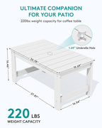 SERWALL Outdoor Coffee Table - Image 3
